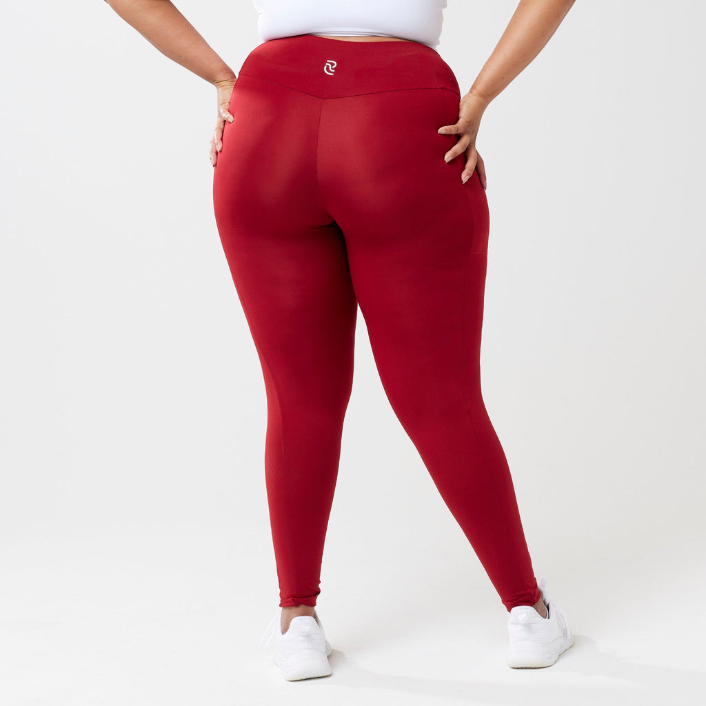 StayUP™ High-Rise Pocket Leggings - Red