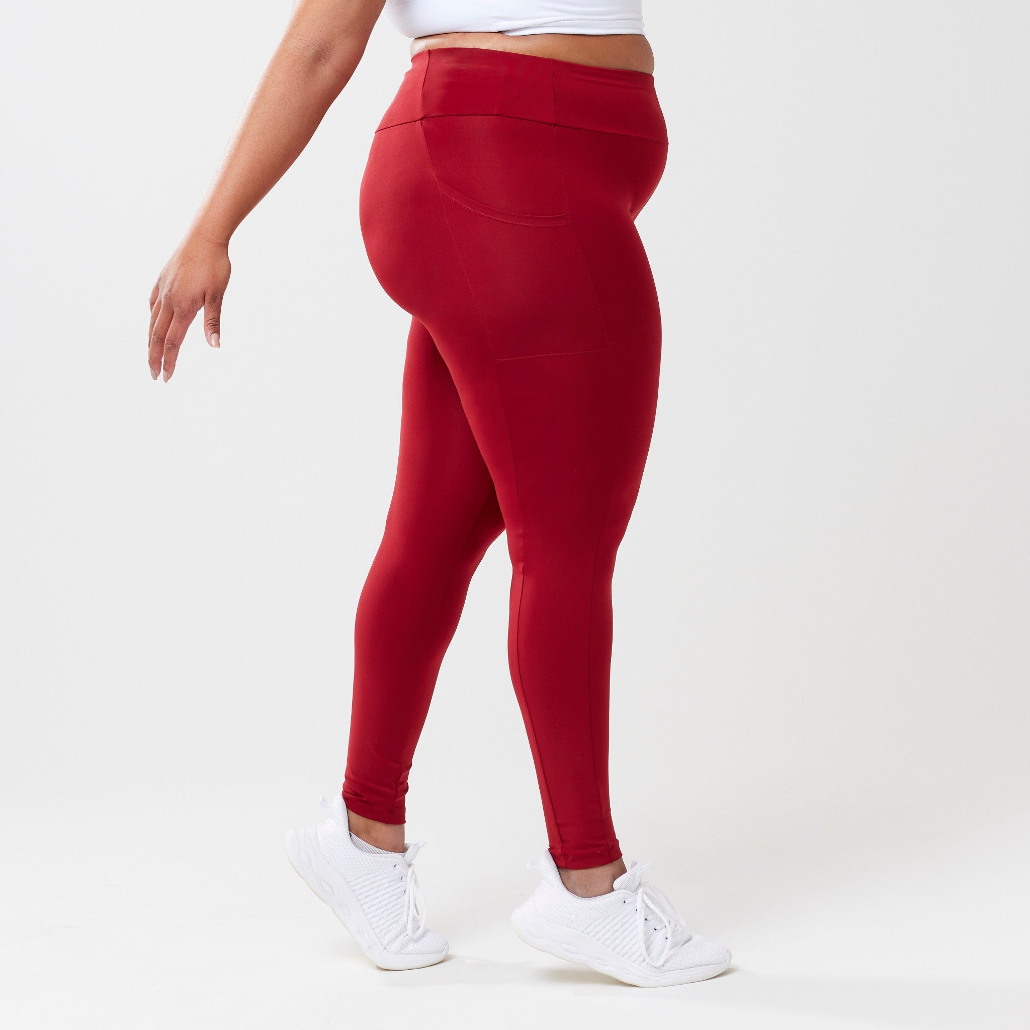 StayUP™ High-Rise Pocket Leggings - Red