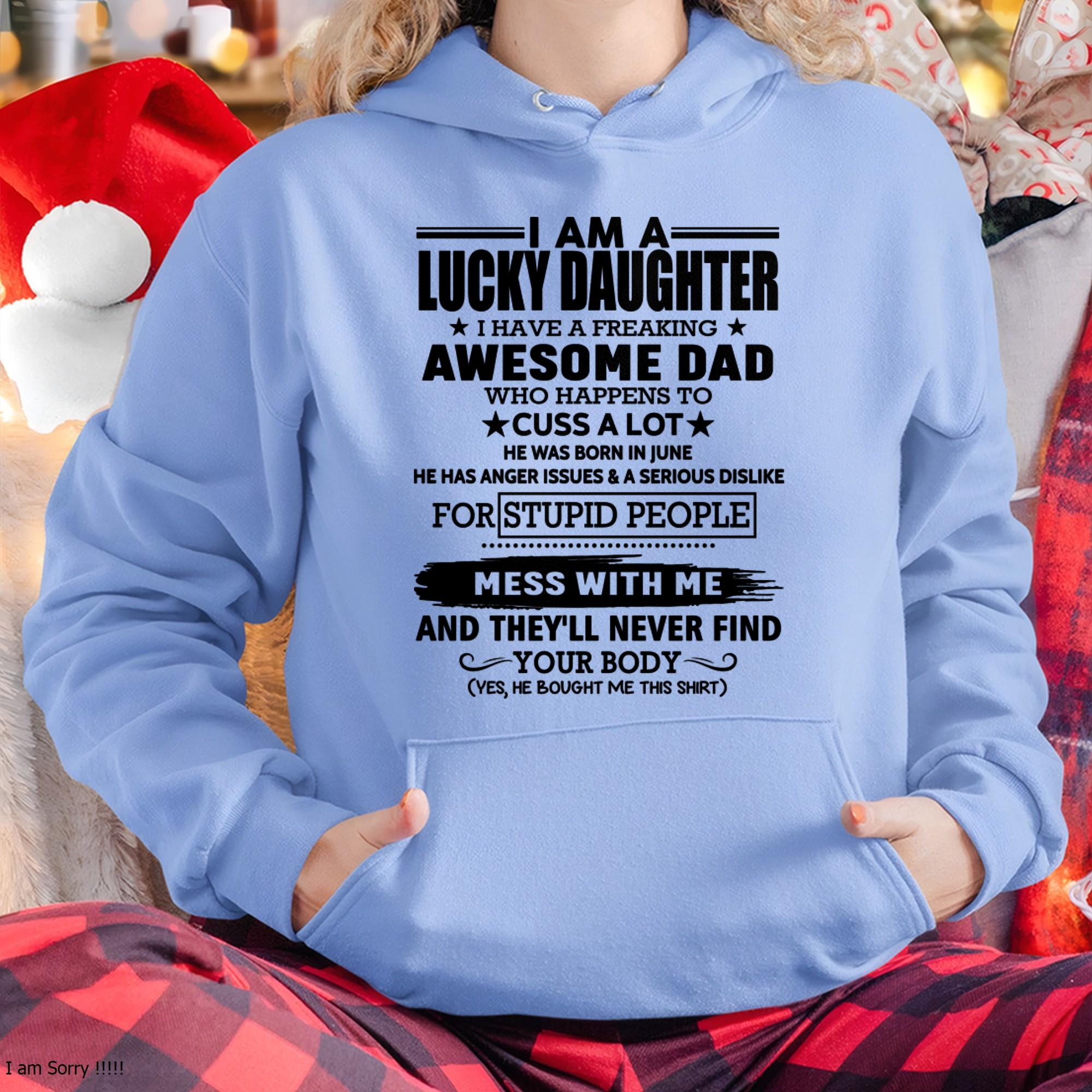 Junio - Soy una hija afortunada - Regalo para hija de papá - NGHL06 (SKU-T1406DD-06)