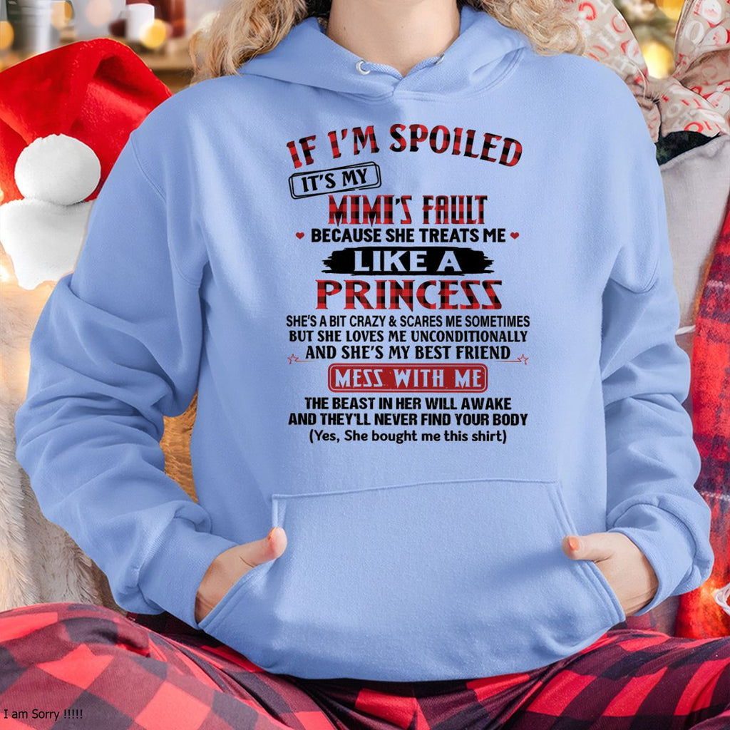 SI ESTOY CONSENTIDA ES CULPA DE MI MIMI ♥ PORQUE ME TRATA ♥ COMO A UNA PRINCESA - De la abuela para la nieta - NGHL00