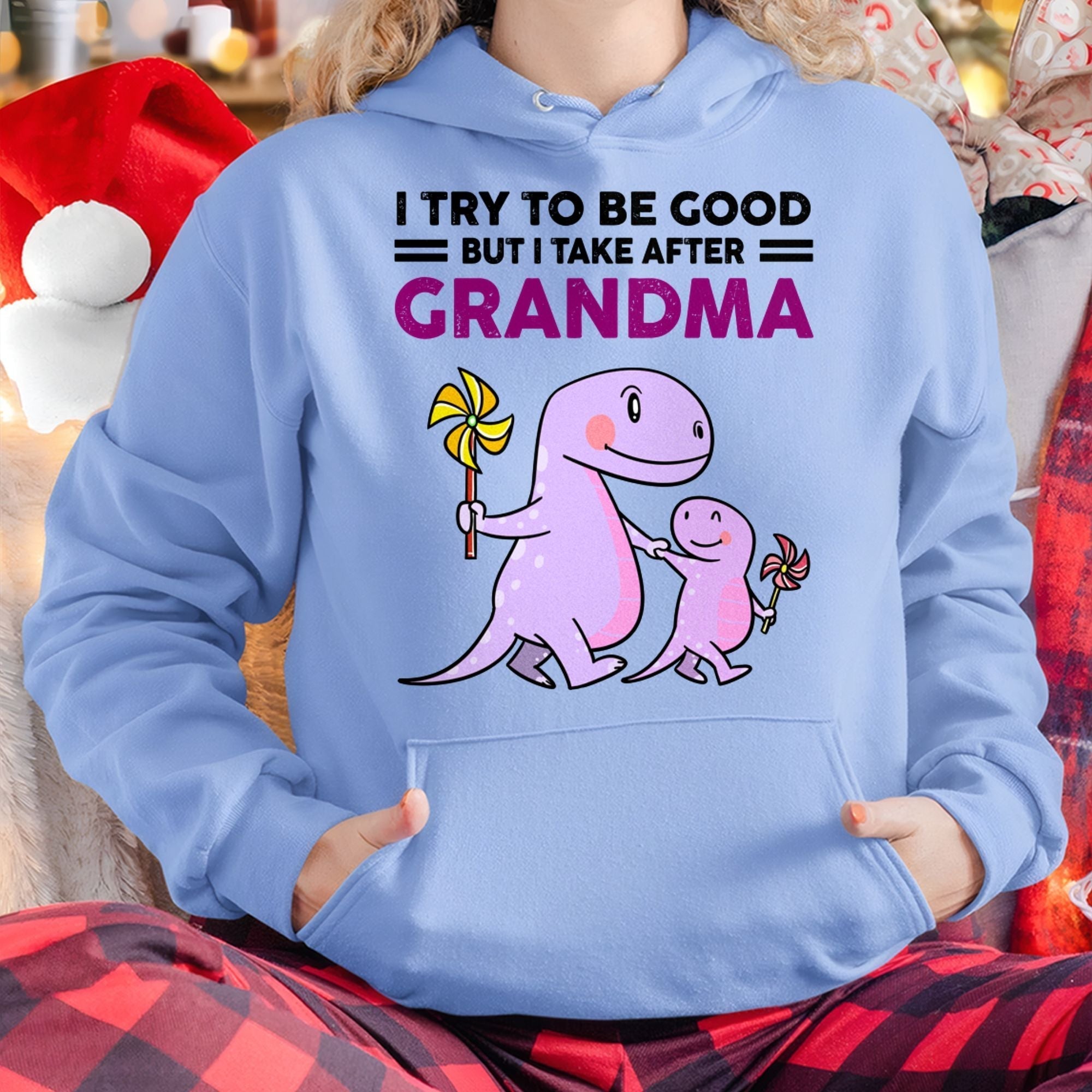 TRY TO BE GOOD BUT I TAKE AFTER GRANDMA- For granddaughter T shirt NGHL00 (SKU07-87)