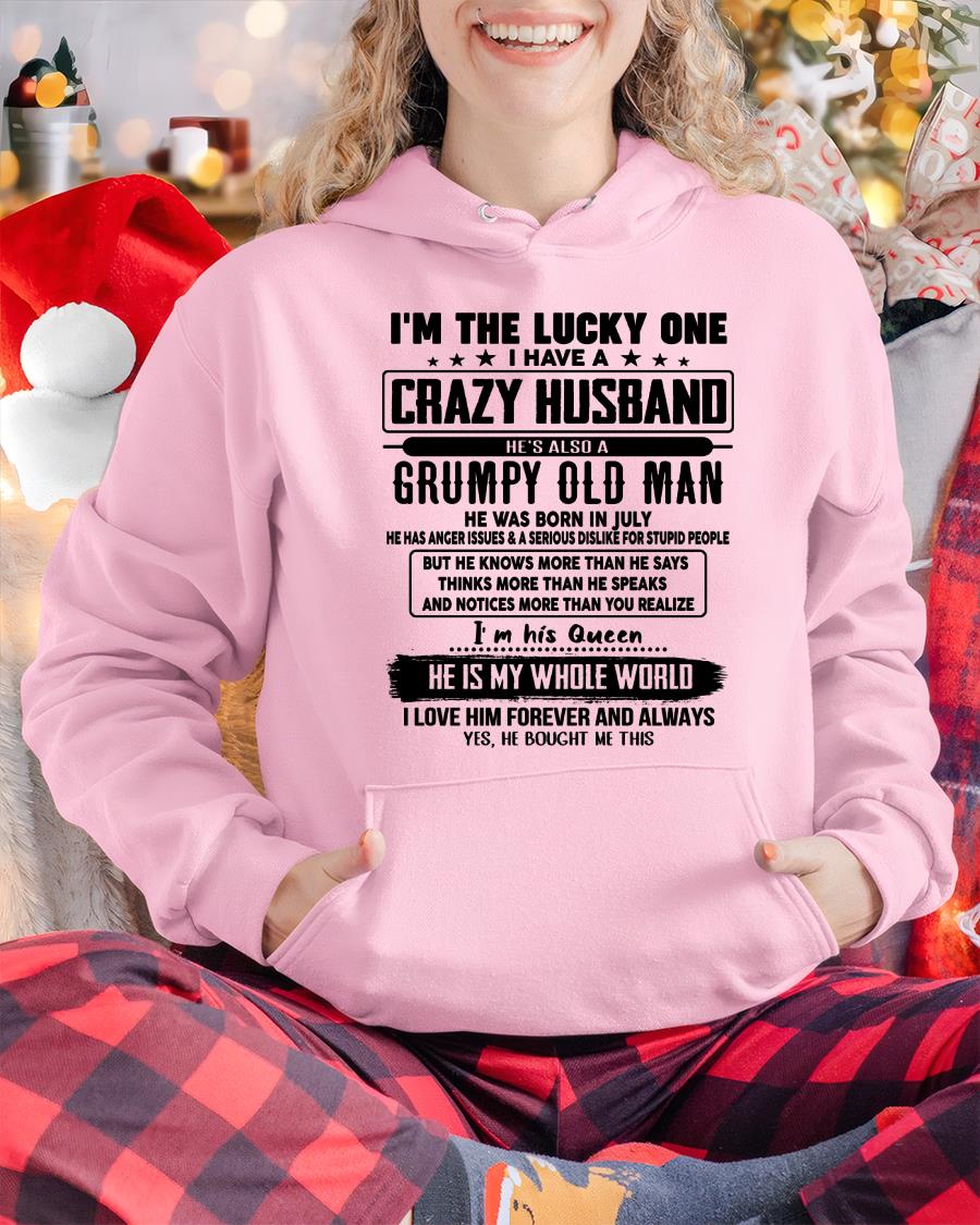 Julio - Soy afortunada de tener un esposo loco - Regalo para esposa de parte de su esposo - NGHL07 (SKUT-LUCKYONE-07)