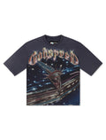Godspeed Liberty Cruiser Boxy Tee - Navy