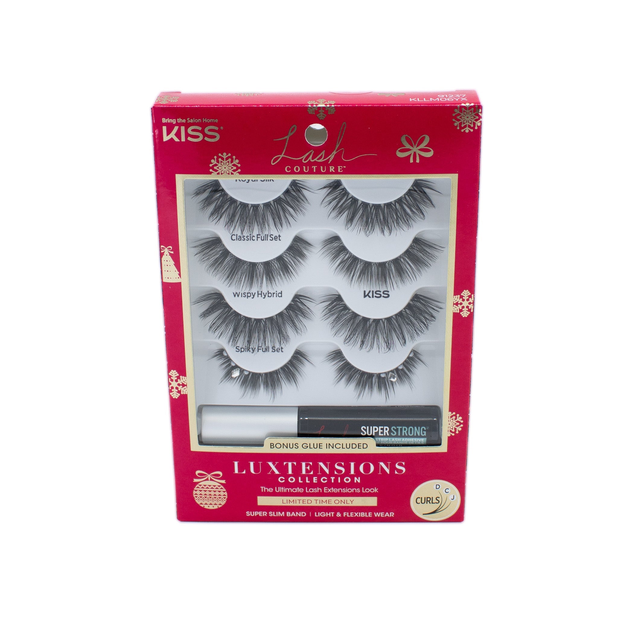KISS 91237 Paquete múltiple de la colección Lash Couture LuXtensions - Nuevo