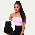 Extensión de coleta de cabello 100% humano Jerry Curl