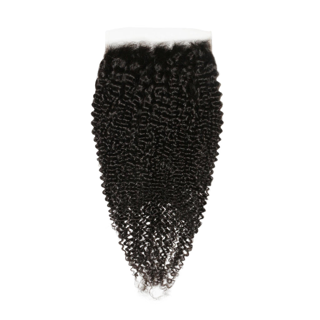 Cierre de pelo humano Jerry Curl 7x7 HD Lace