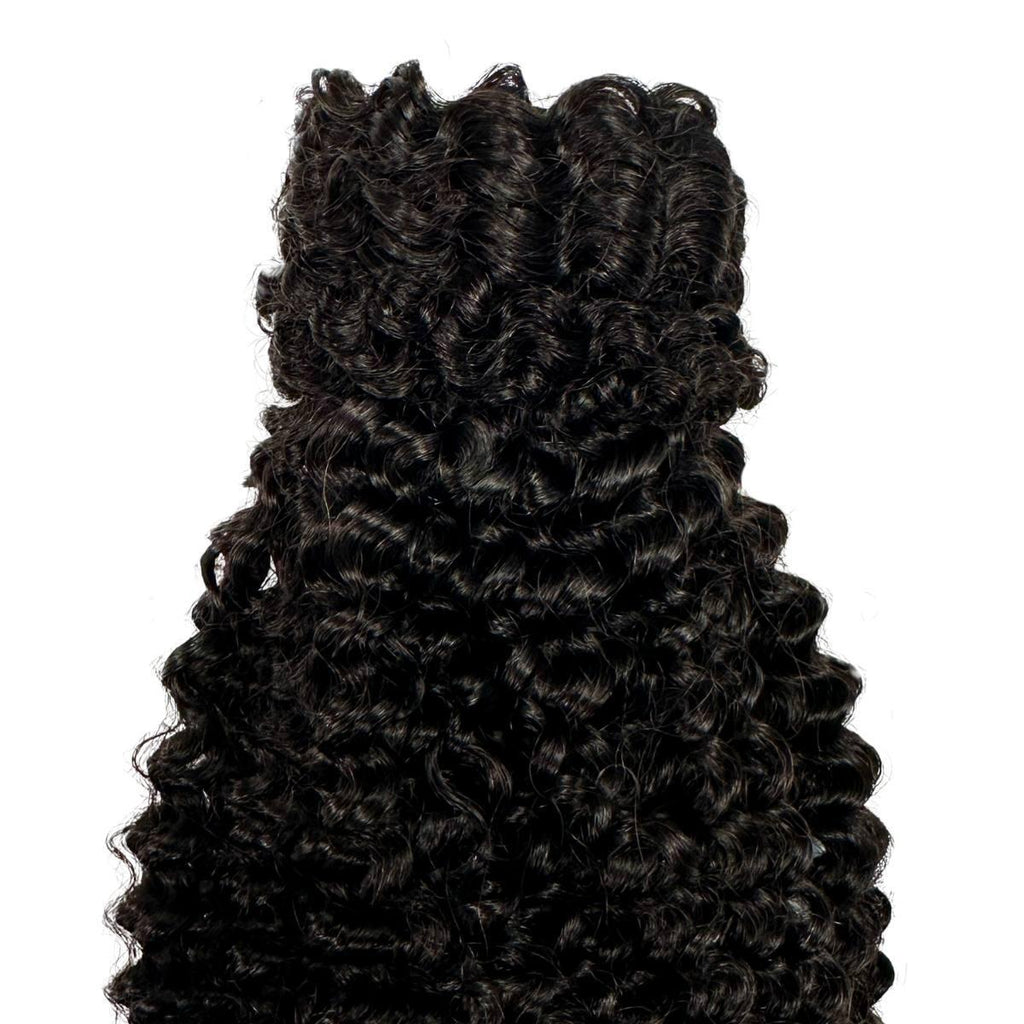 Extensión de coleta de cabello 100% humano Jerry Curl
