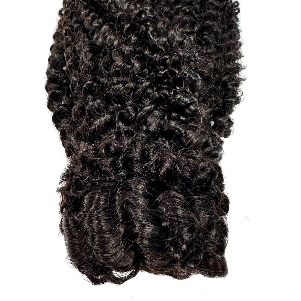 Extensión de coleta de cabello 100% humano Jerry Curl