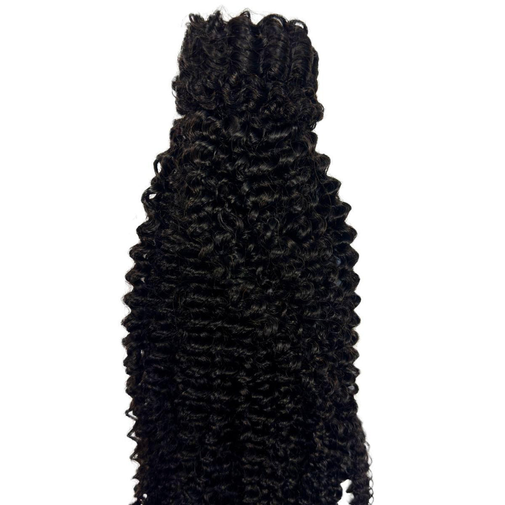 Extensión de coleta de cabello 100% humano Jerry Curl