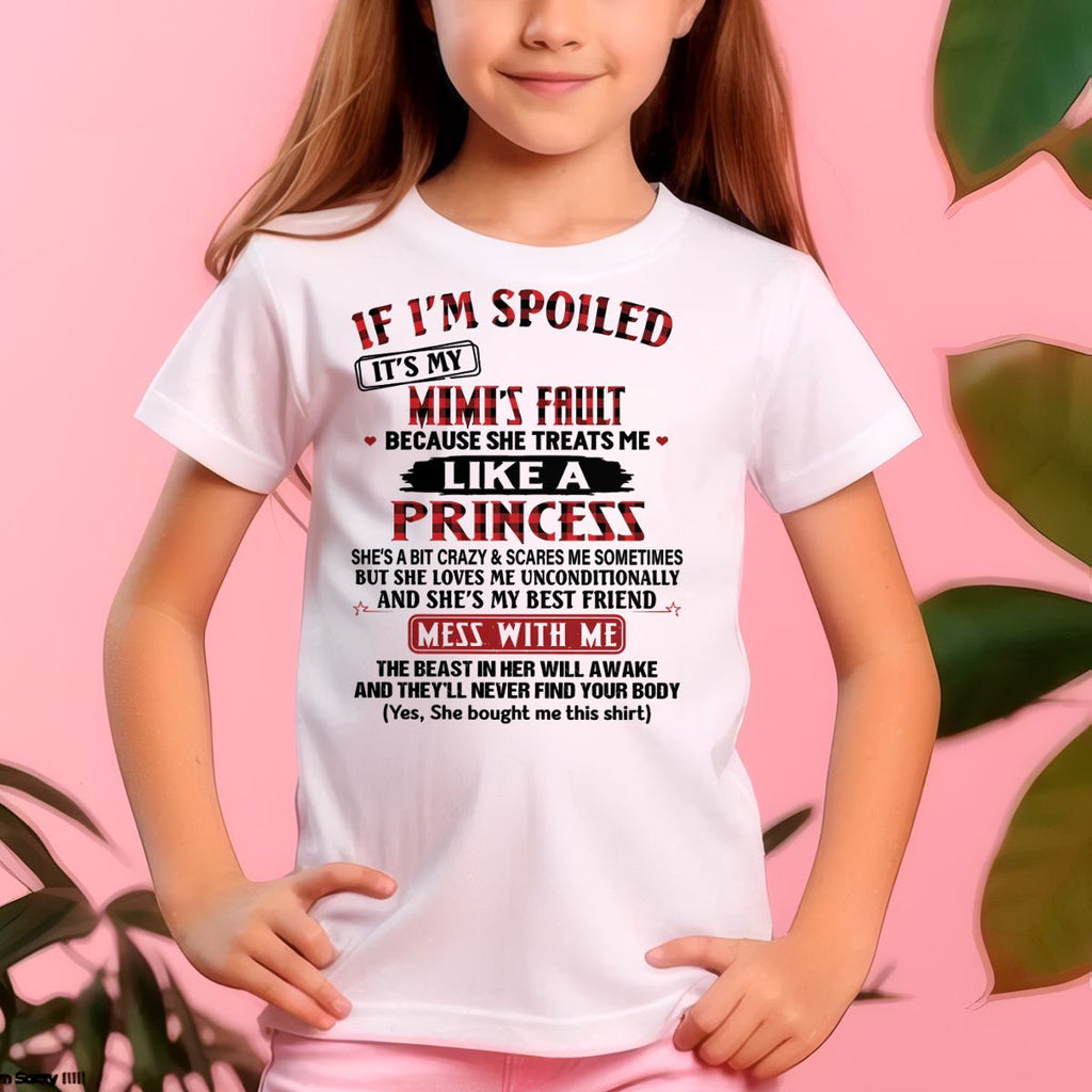 SI ESTOY CONSENTIDA ES CULPA DE MI MIMI ♥ PORQUE ME TRATA ♥ COMO A UNA PRINCESA - De la abuela para la nieta - NGHL00