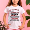 SI SOY CONSENTIDA ES CULPA DE MI ABUELA ♥ PORQUE ELLA ME TRATA ♥ COMO A UNA PRINCESA - De la abuela para la nieta - NTTD00 (SKU07-92-00)