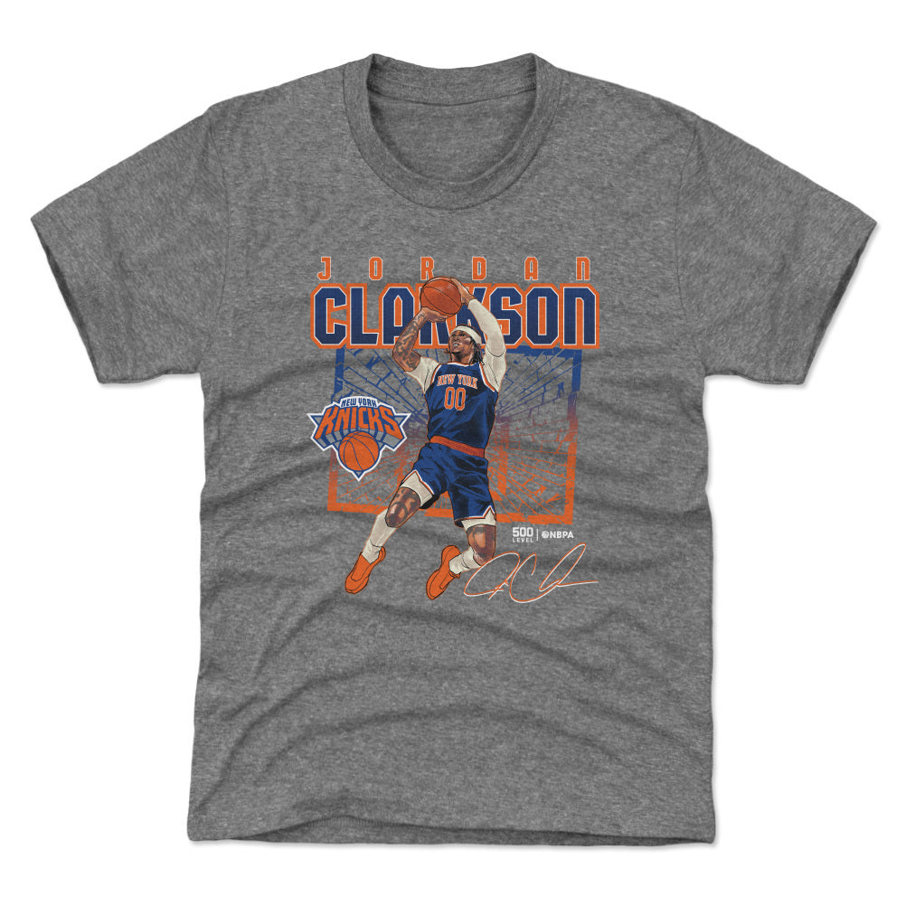 Jordan Clarkson New York Knicks Shattered WHT