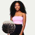 Cierre de Cabello Humano Kinky Curly 5x5 HD Lace
