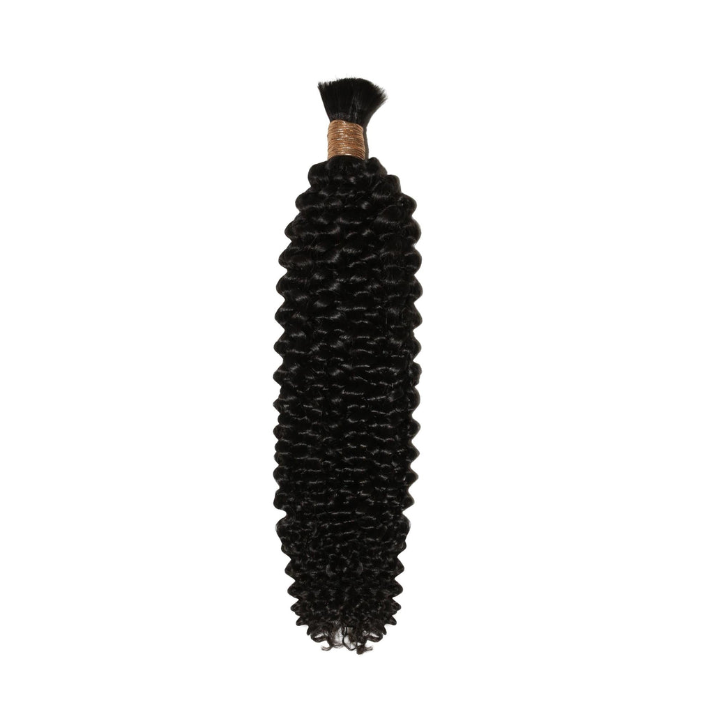 Cabello Para Trenzas Rizado Kinky 100% Humano a Granel
