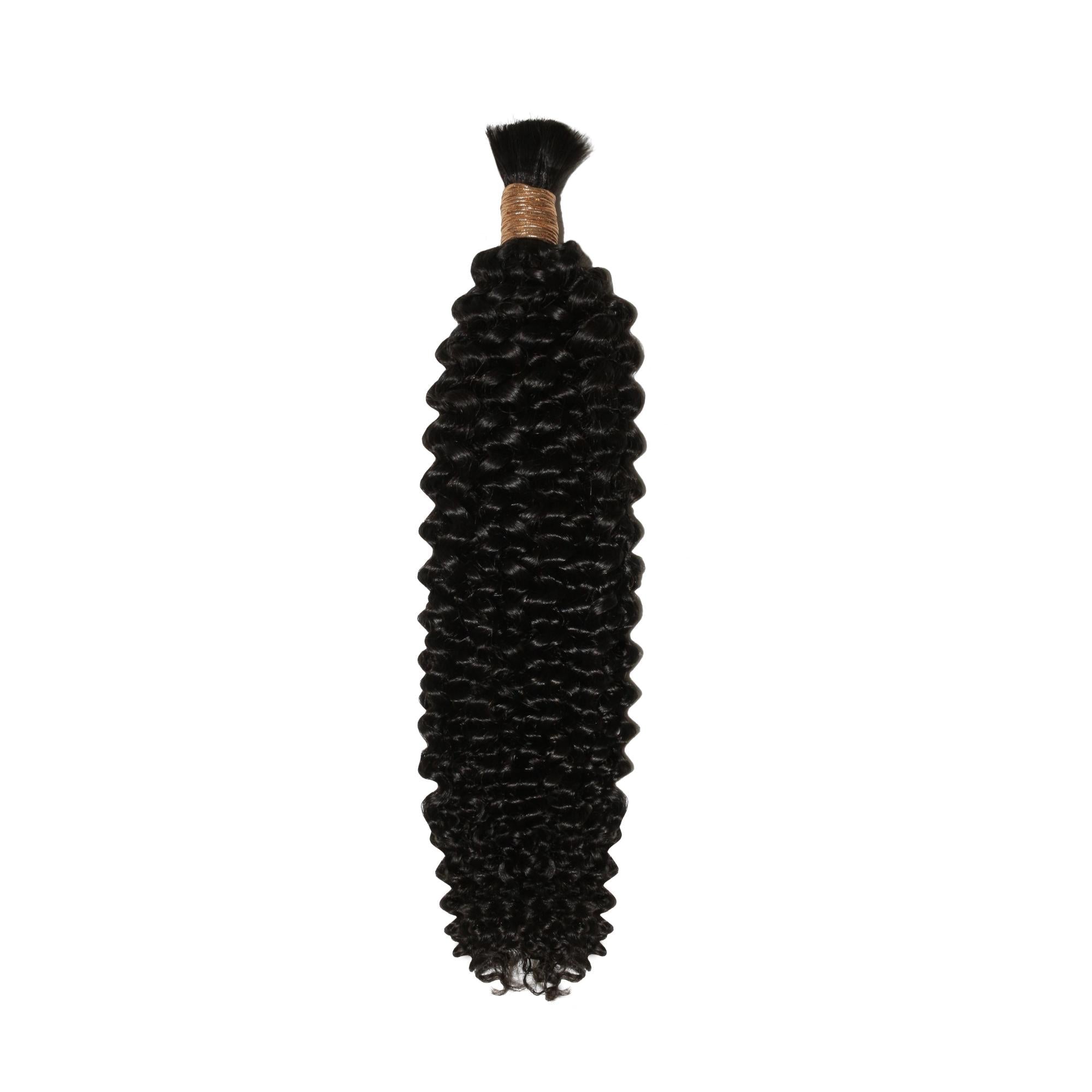 Cabello Para Trenzas Rizado Kinky 100% Humano a Granel
