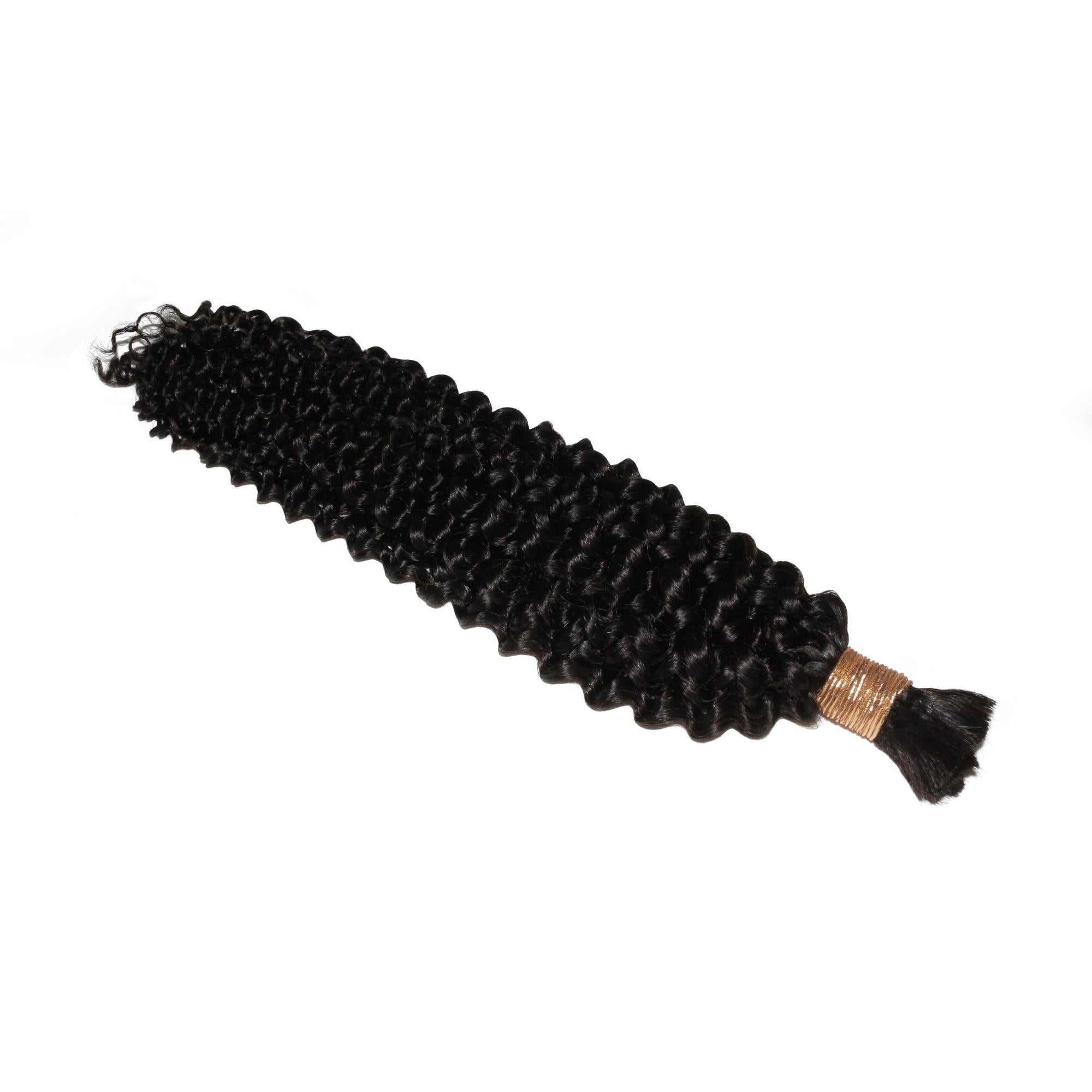 Cabello Para Trenzas Rizado Kinky 100% Humano a Granel