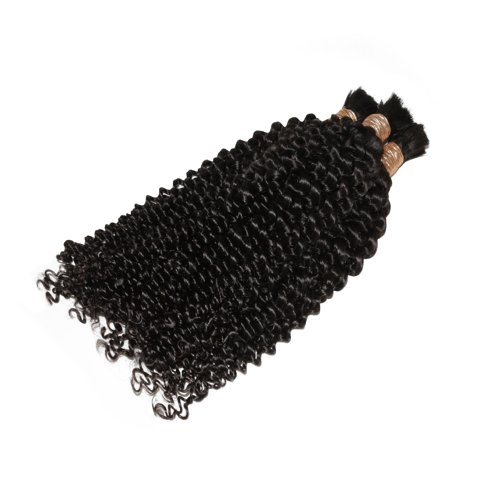 Cabello Para Trenzas Rizado Kinky 100% Humano a Granel