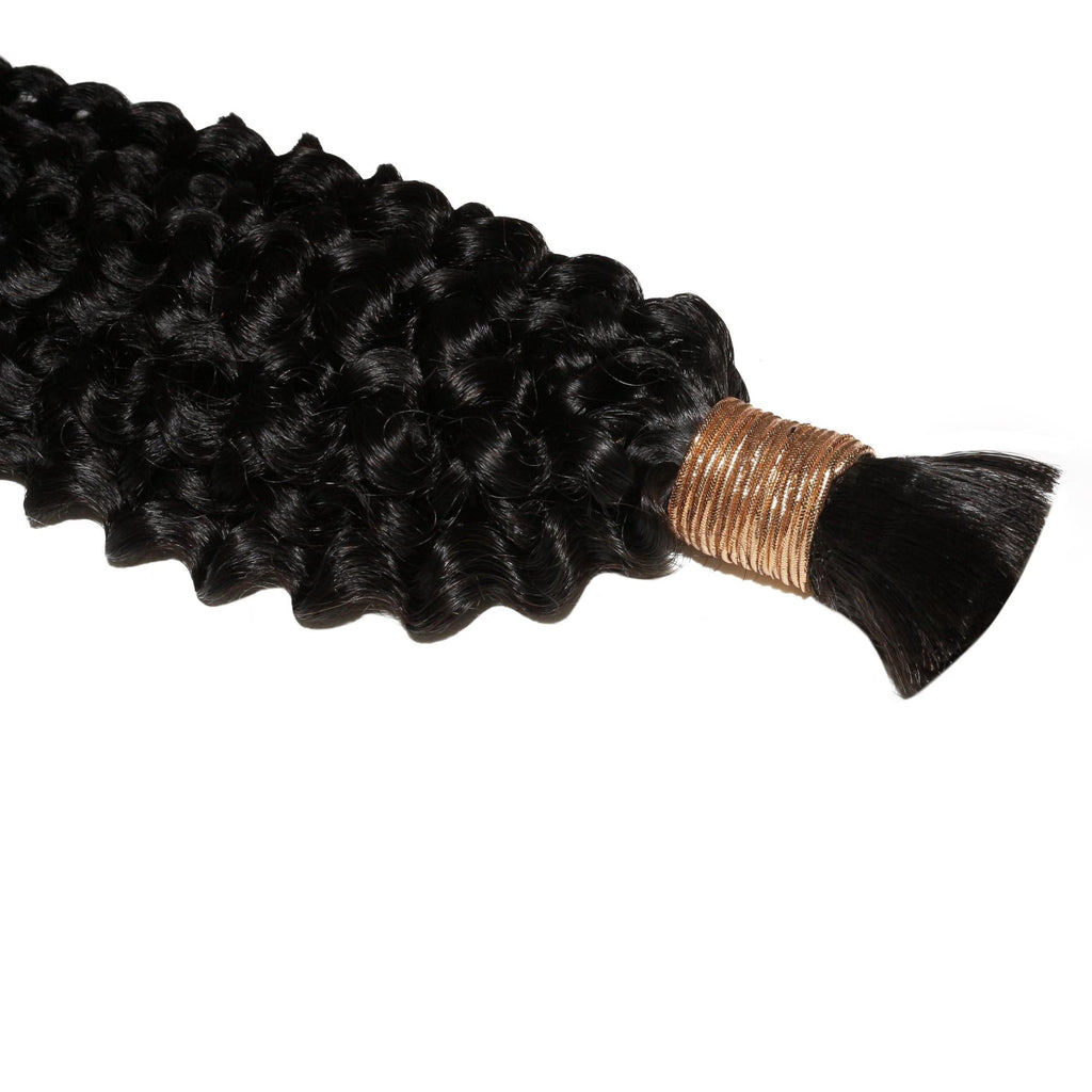 Cabello Para Trenzas Rizado Kinky 100% Humano a Granel
