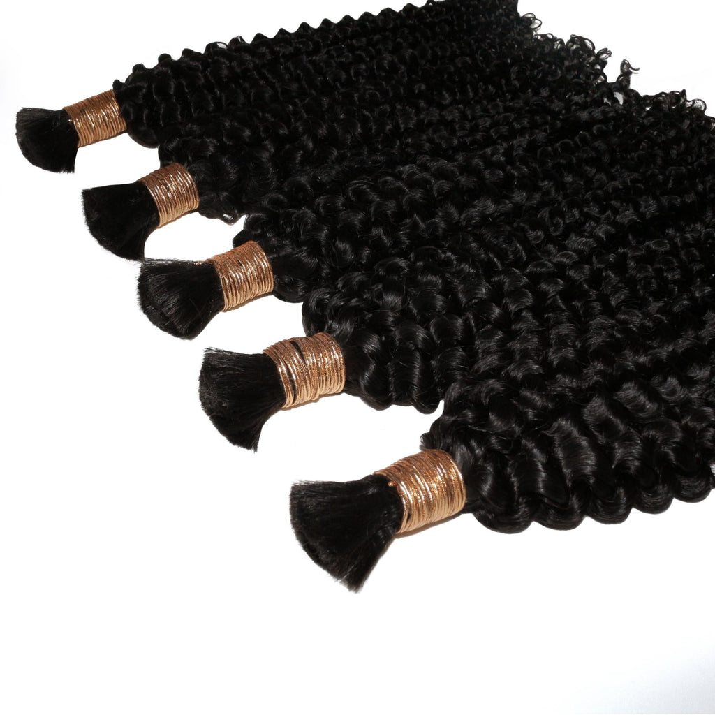 Cabello Para Trenzas Rizado Kinky 100% Humano a Granel
