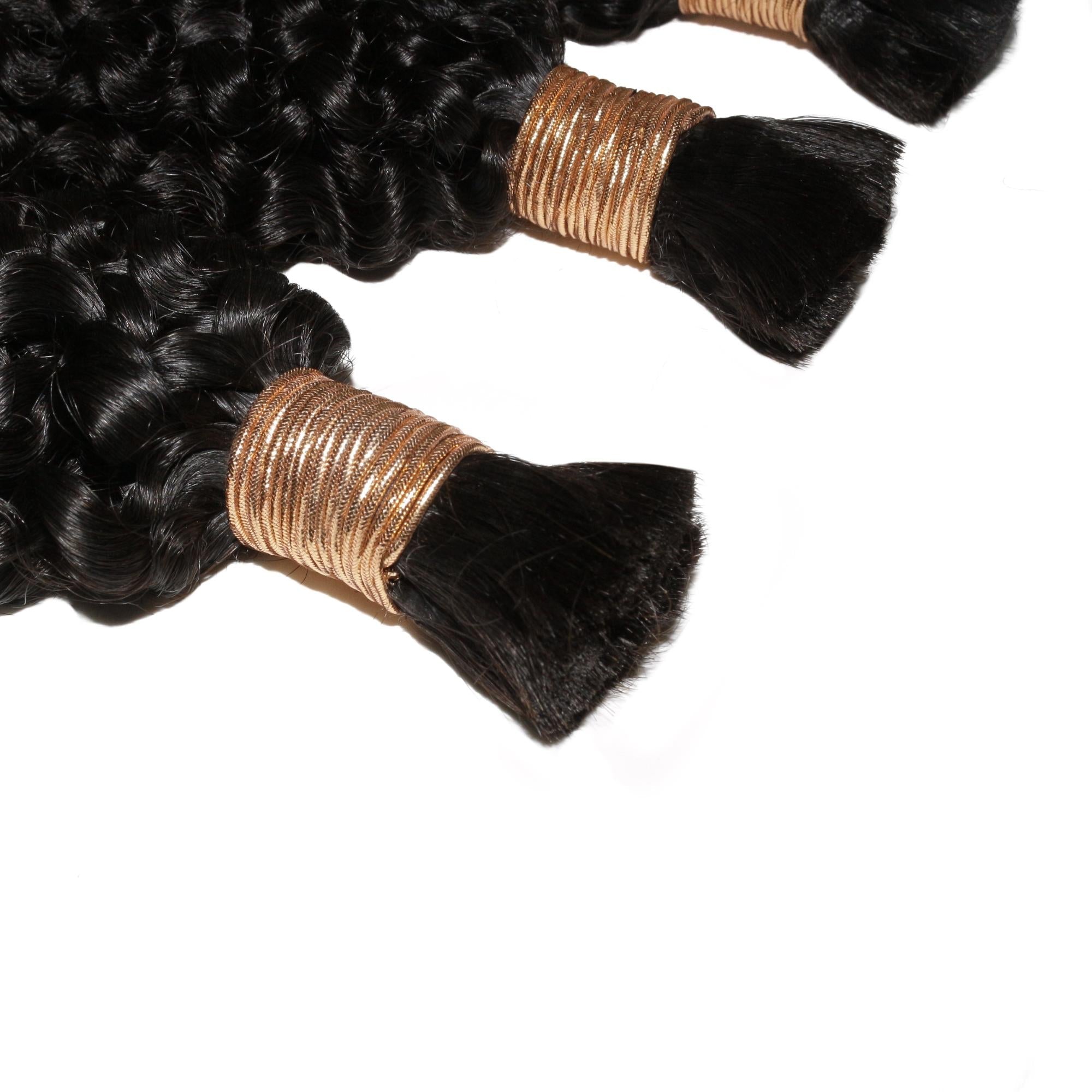 Cabello Para Trenzas Rizado Kinky 100% Humano a Granel