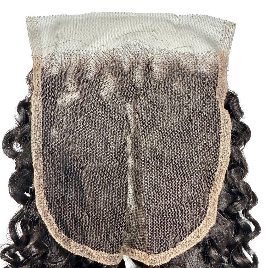 Cierre de Cabello Humano Kinky Curly 5x5 HD Lace