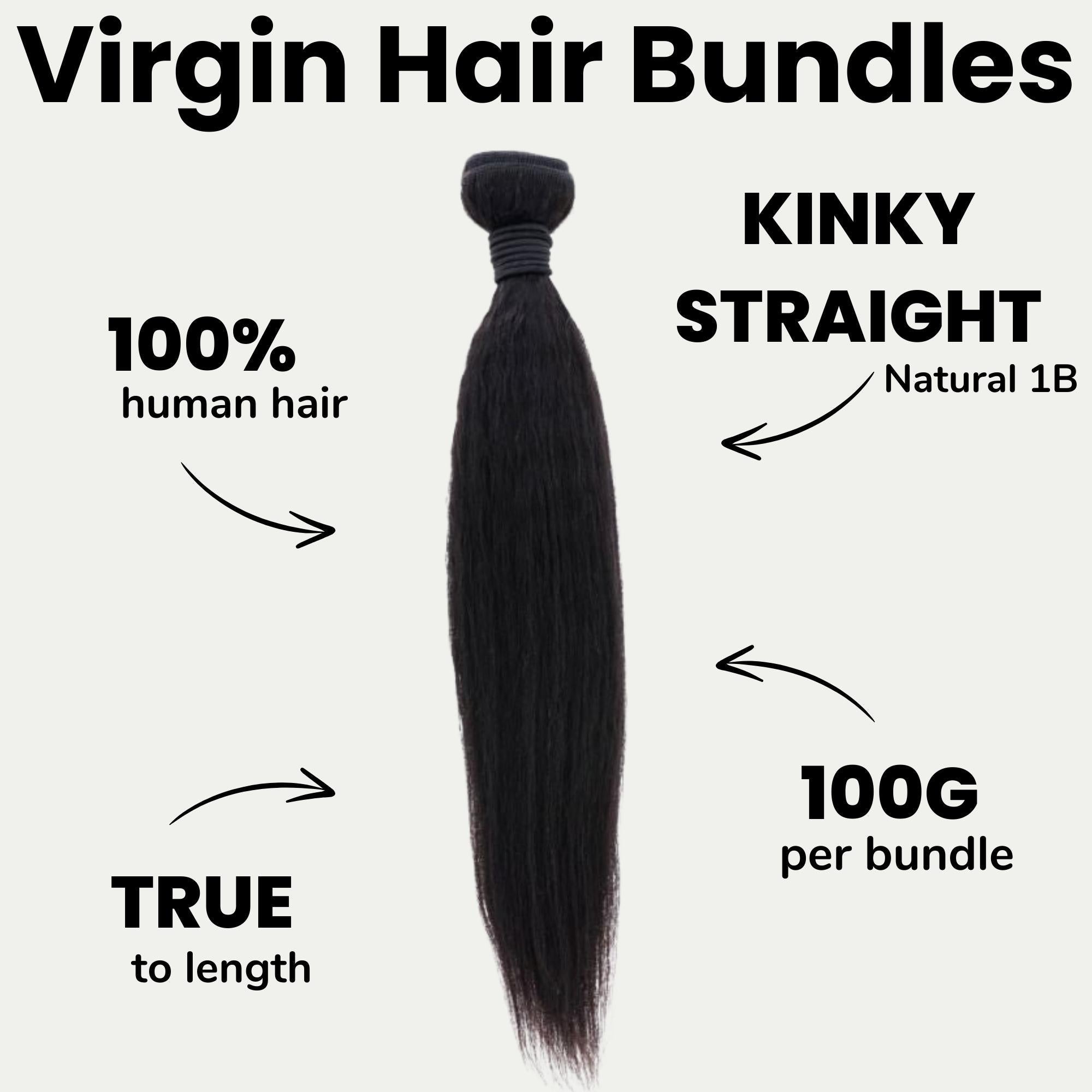 Extensiones de cabello 100% humano liso rizado