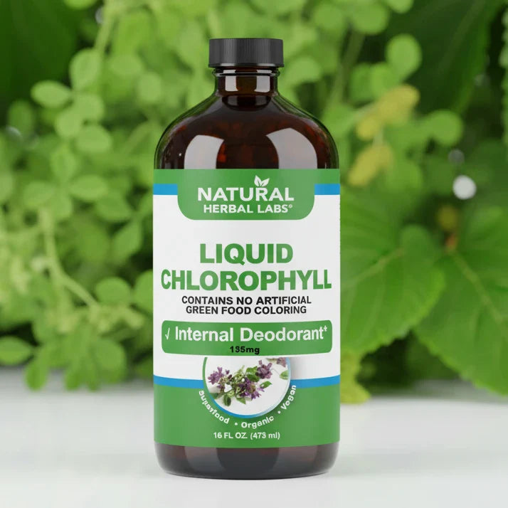 Organic Liquid Chlorophyll | Alfalfa & White Mulberry Detox Formula