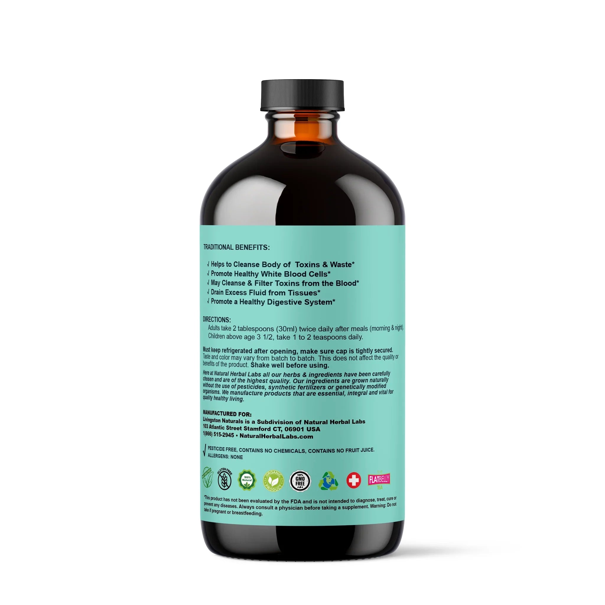 Drenaje Linfático Power Cleanse – Fórmula Orgánica Líquida Detox