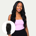 Cierre de cabello humano Loose Wave 2x6 de encaje HD