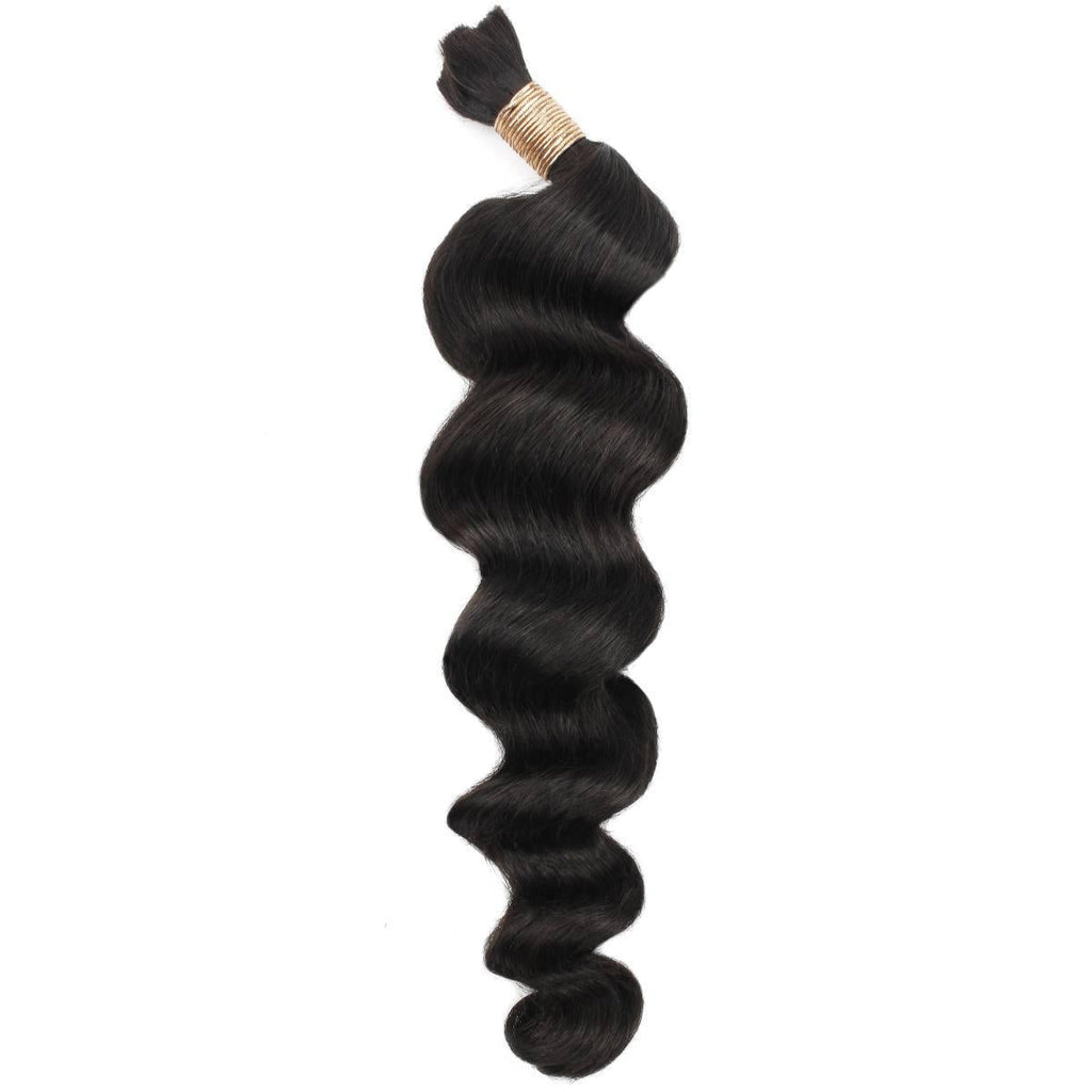 Cabello Ondulado Suelto 100% Humano para Trenzar