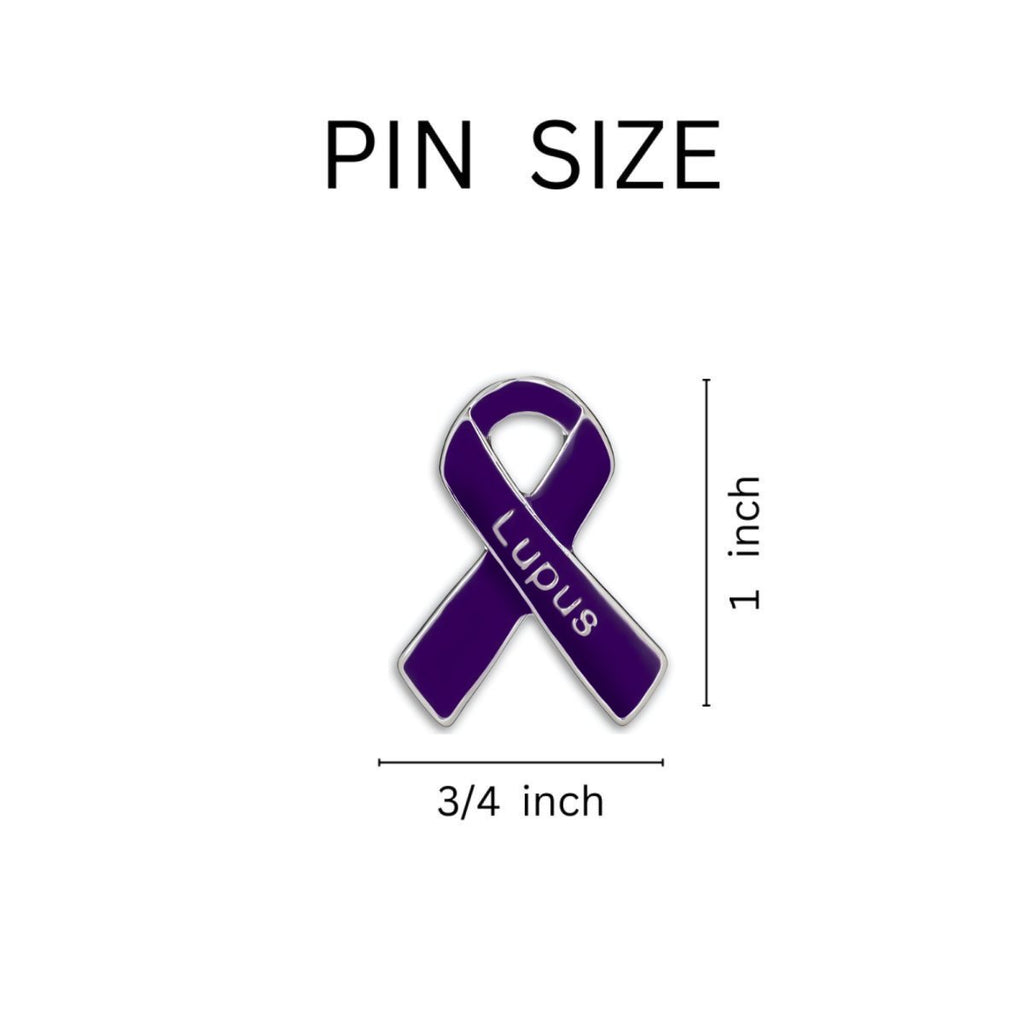 Lupus Awareness Ribbon Pins