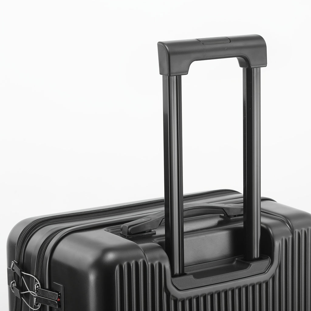 Equipaje de mano, maleta giratoria rígida con USB y cierre TSA, bolsillo frontal, bolsa de viaje