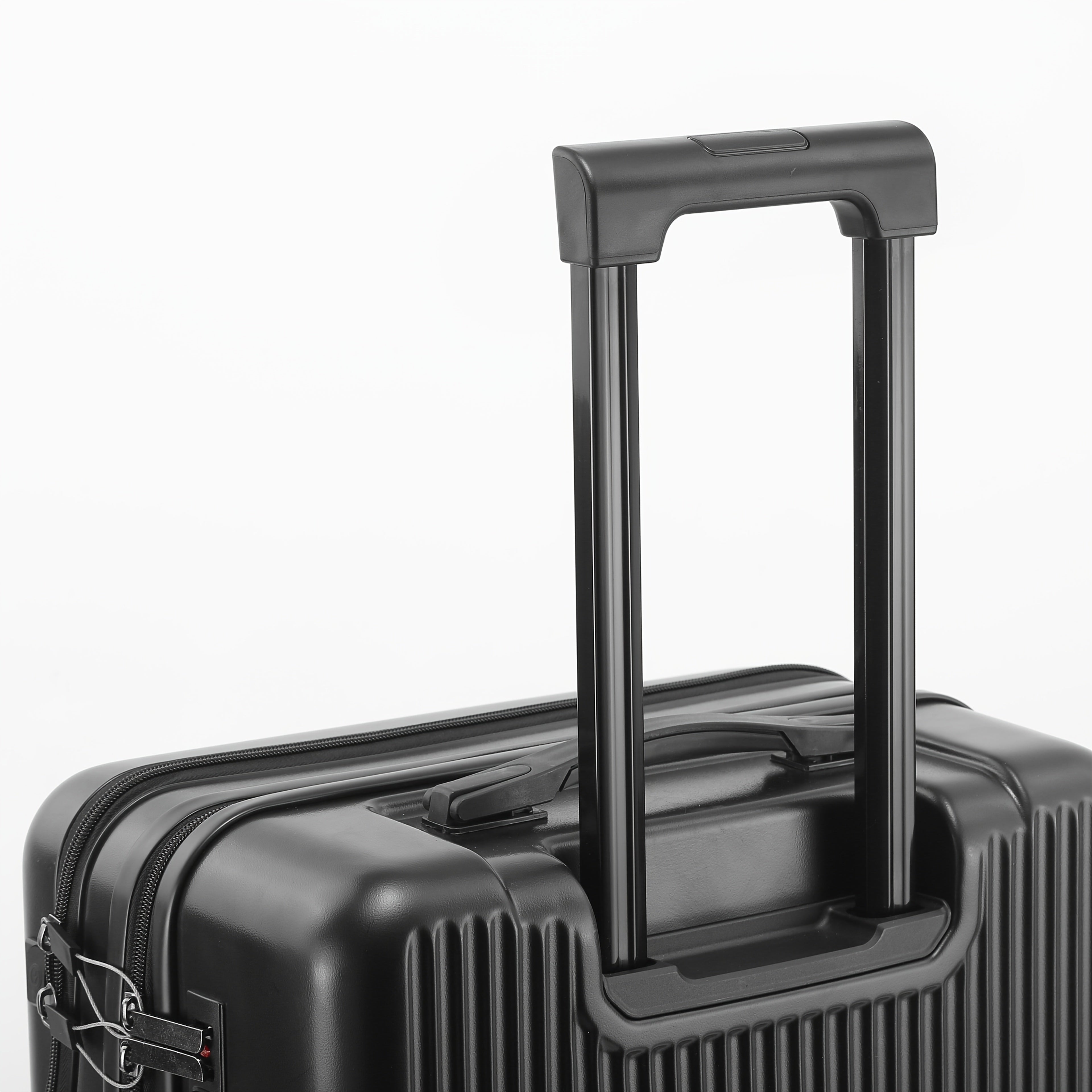 Equipaje de mano, maleta giratoria rígida con USB y cierre TSA, bolsillo frontal, bolsa de viaje