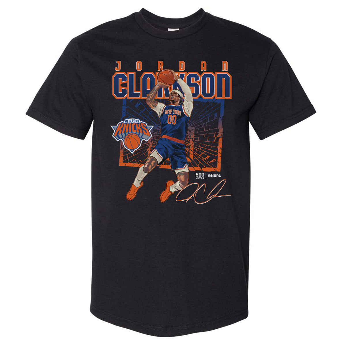 Jordan Clarkson New York Knicks Destrozado BCO