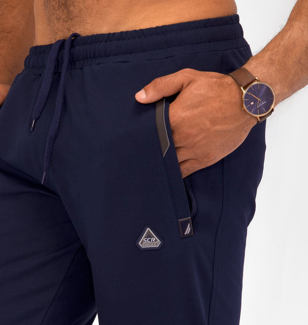 Pantalones de chándal deportivos cómodos para todo el día - Con forma cónica (Talla alta)