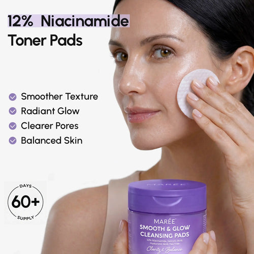 Discos suavizantes e iluminadores con 12% Niacinamida
