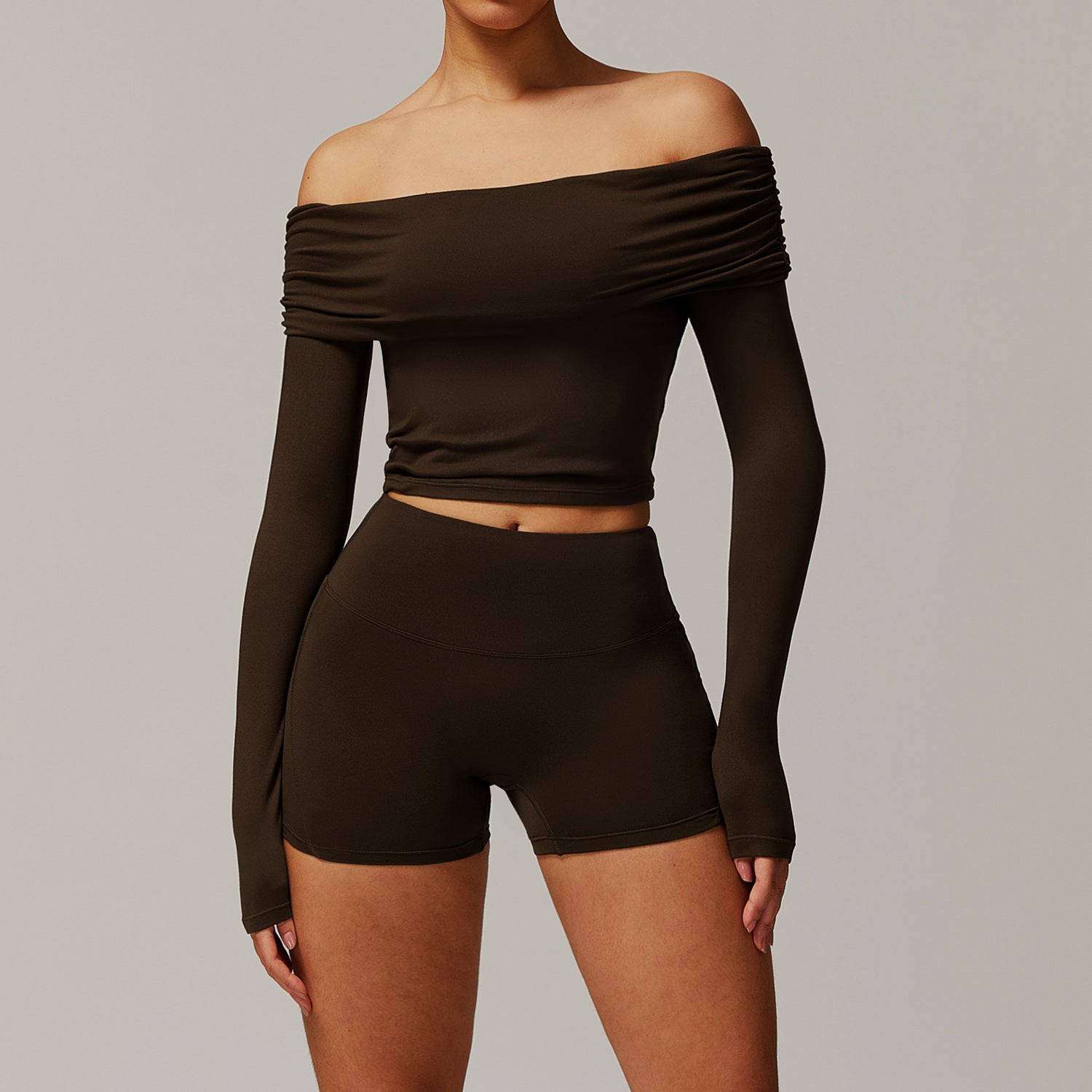 Sollinarry Yoga Cepillado Ropa de Yoga Casual Cómoda para Mujer Conjunto Deportivo para Correr y Entrenamientos