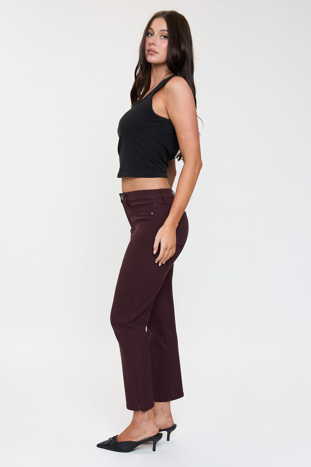 Women's Hyperstretch Cropped Straight Pants
