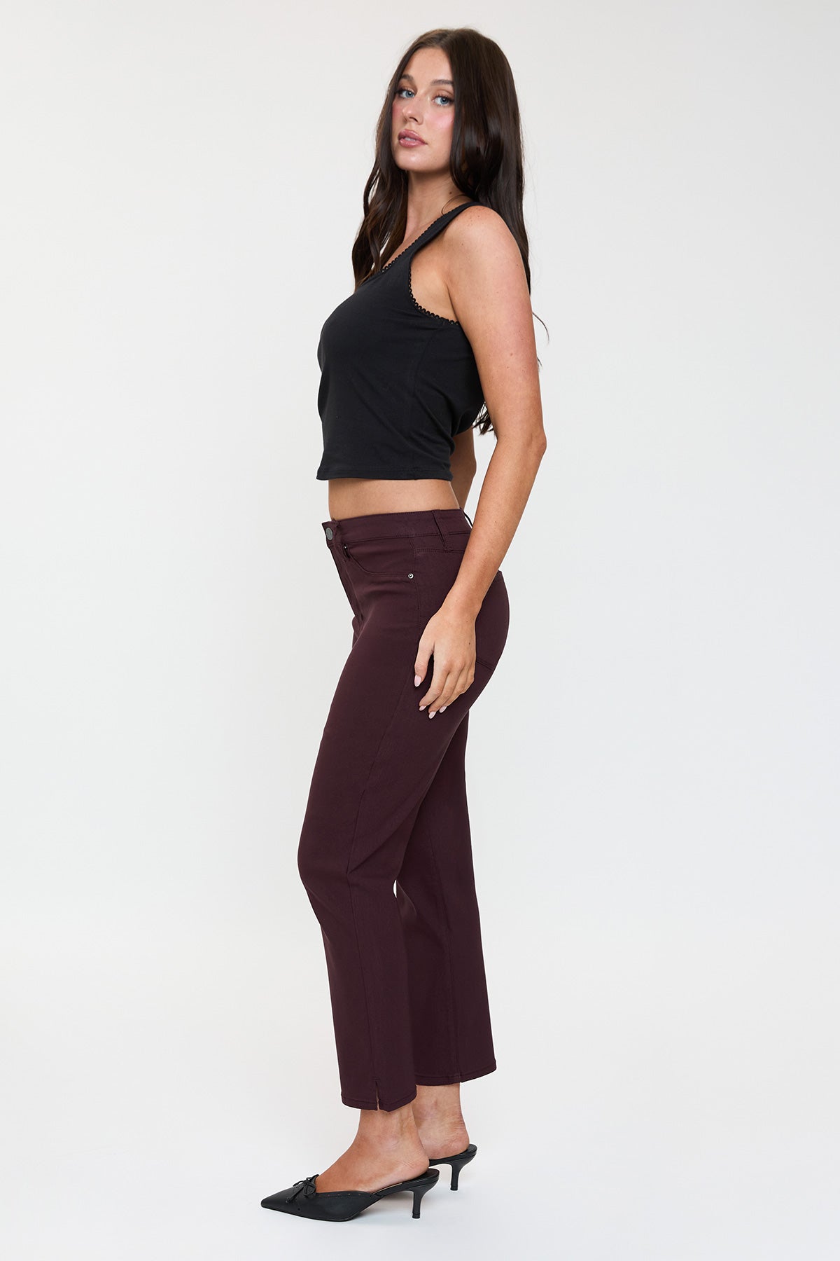 Women's Hyperstretch Cropped Straight Pants