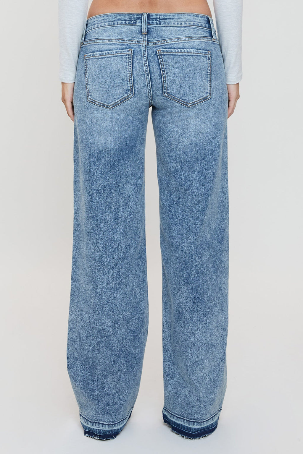 Women's Release Hem Wide Leg Jeans