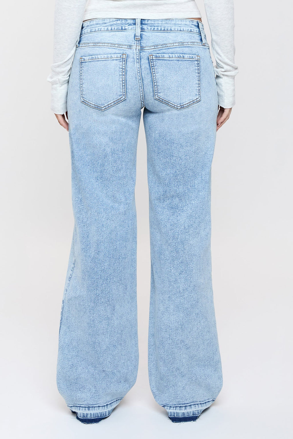 Women's Release Hem Wide Leg Jeans