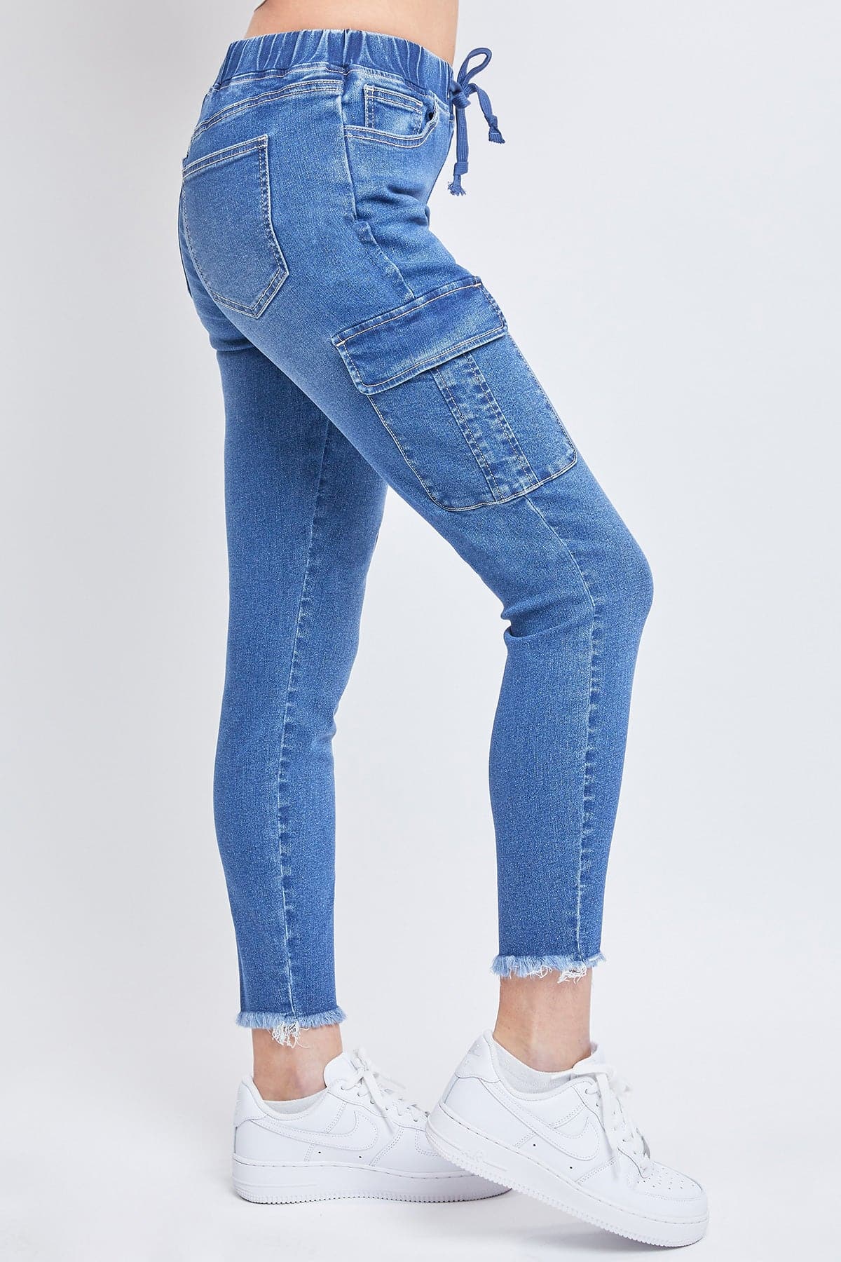 Vaqueros cargo pitillo para mujer