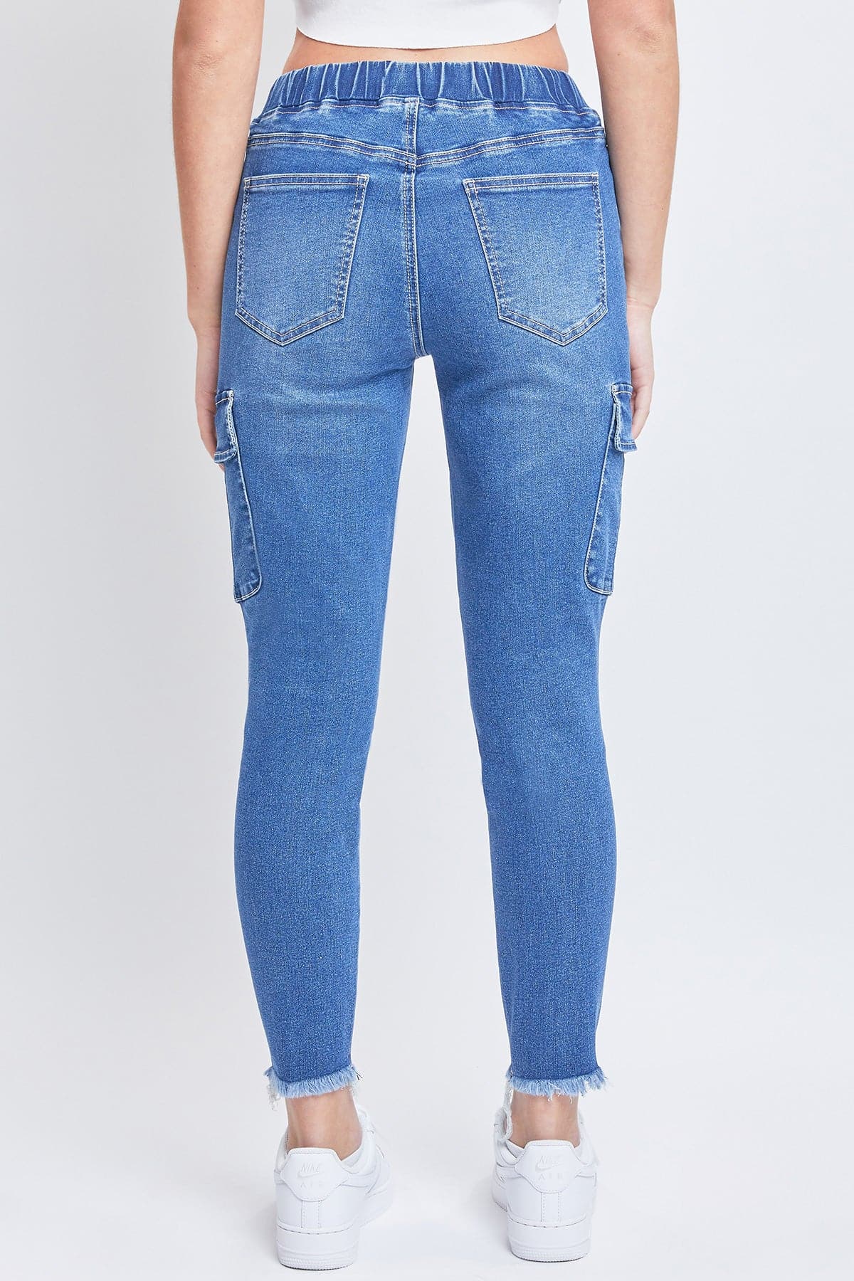 Vaqueros cargo pitillo para mujer