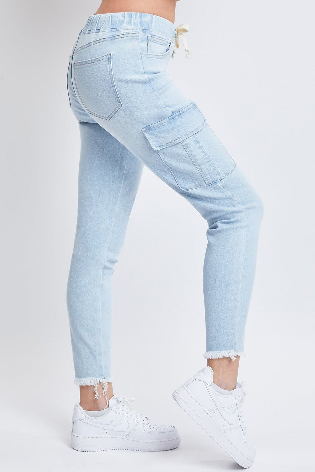 Vaqueros cargo pitillo para mujer