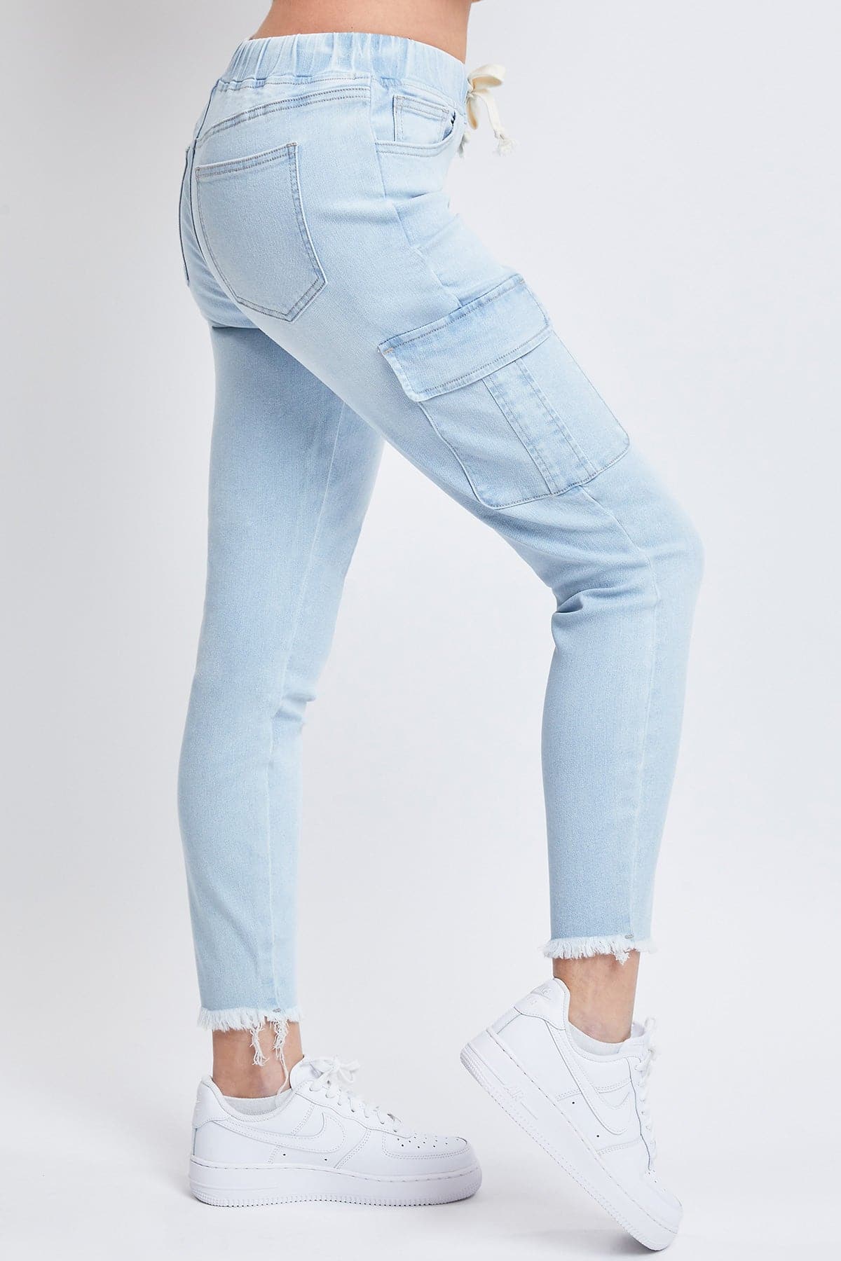 Vaqueros cargo pitillo para mujer