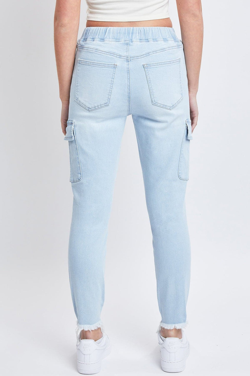 Vaqueros cargo pitillo para mujer