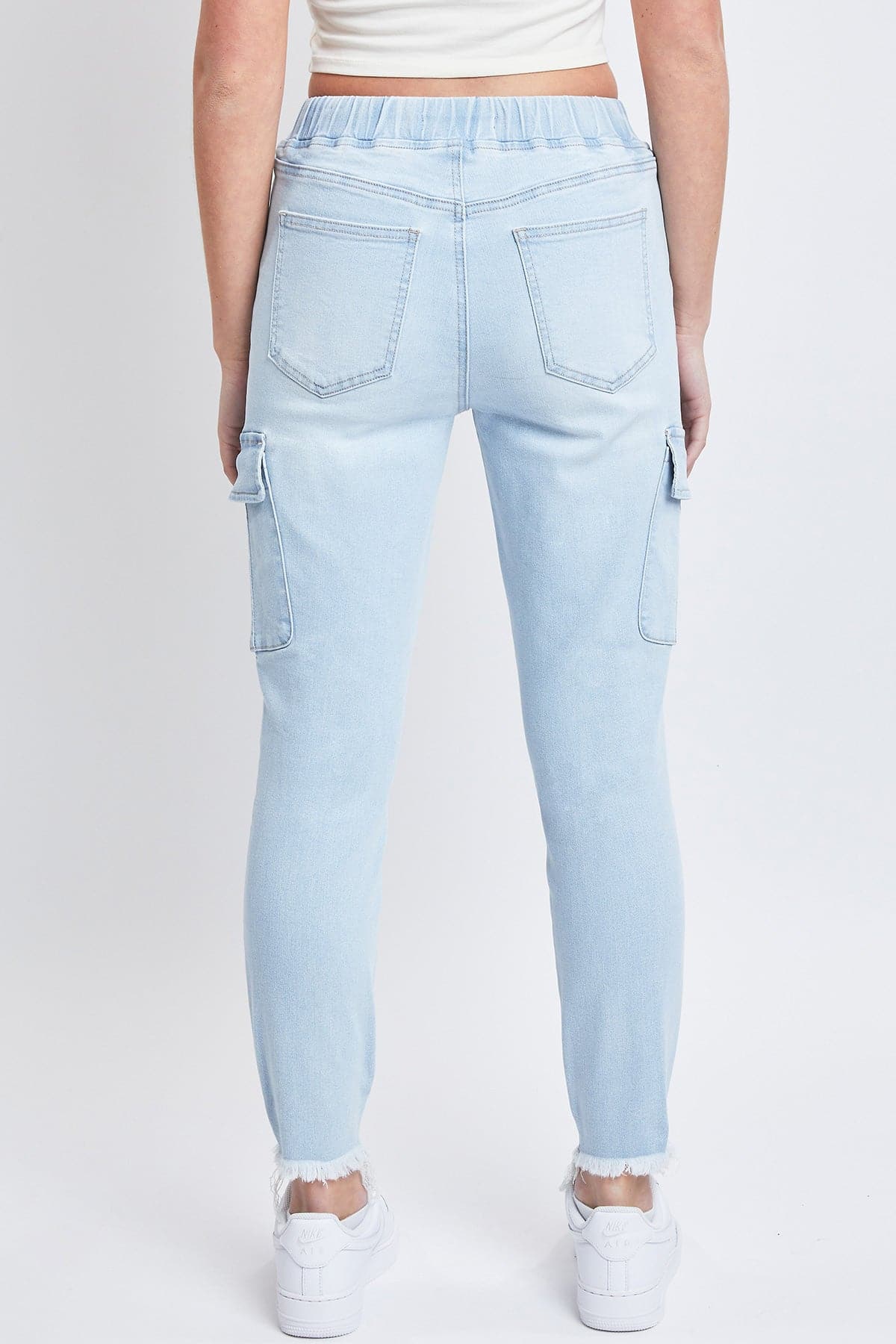 Vaqueros cargo pitillo para mujer