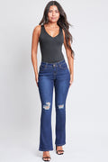 Jeans vaqueros para mujer WannaBettaButt de tiro medio con corte bootcut