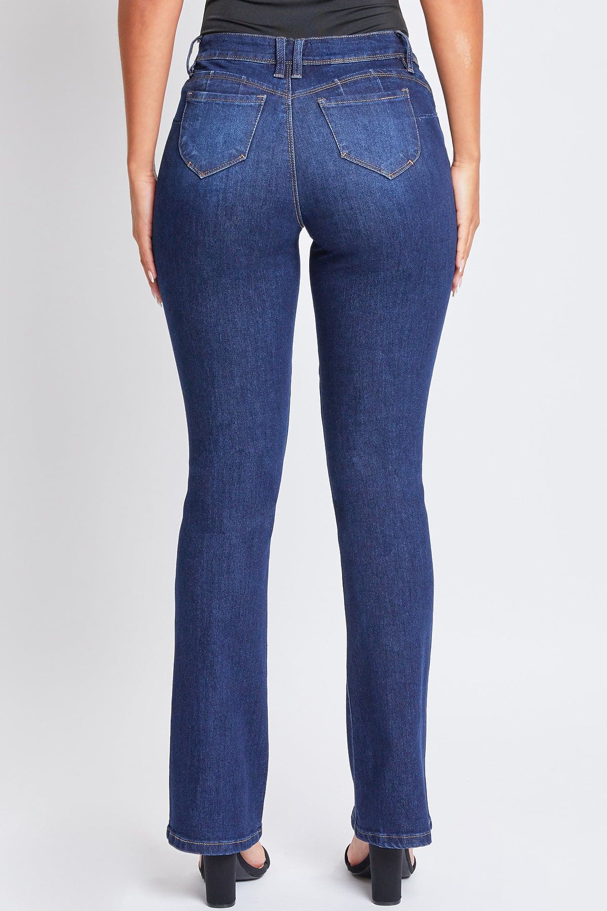 Jeans vaqueros para mujer WannaBettaButt de tiro medio con corte bootcut