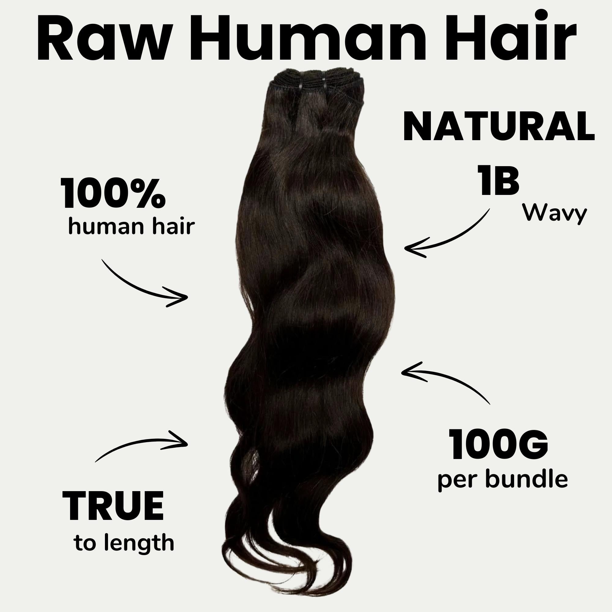 Paquetes de cabello humano virgen hindú ondulado 100% natural
